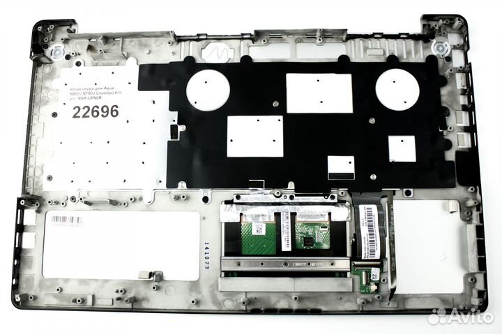 Клавиатура для Asus N750J TopCase Сеpебро p/n: 90