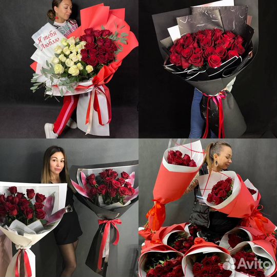 Букет- гигант из роз