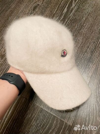 Кепка moncler вязанная бейсболка