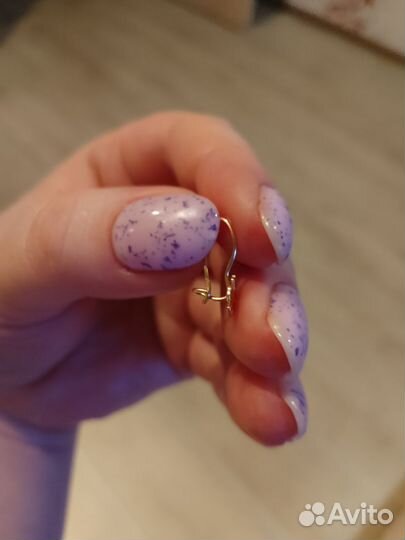 Золотые серьги для девочки