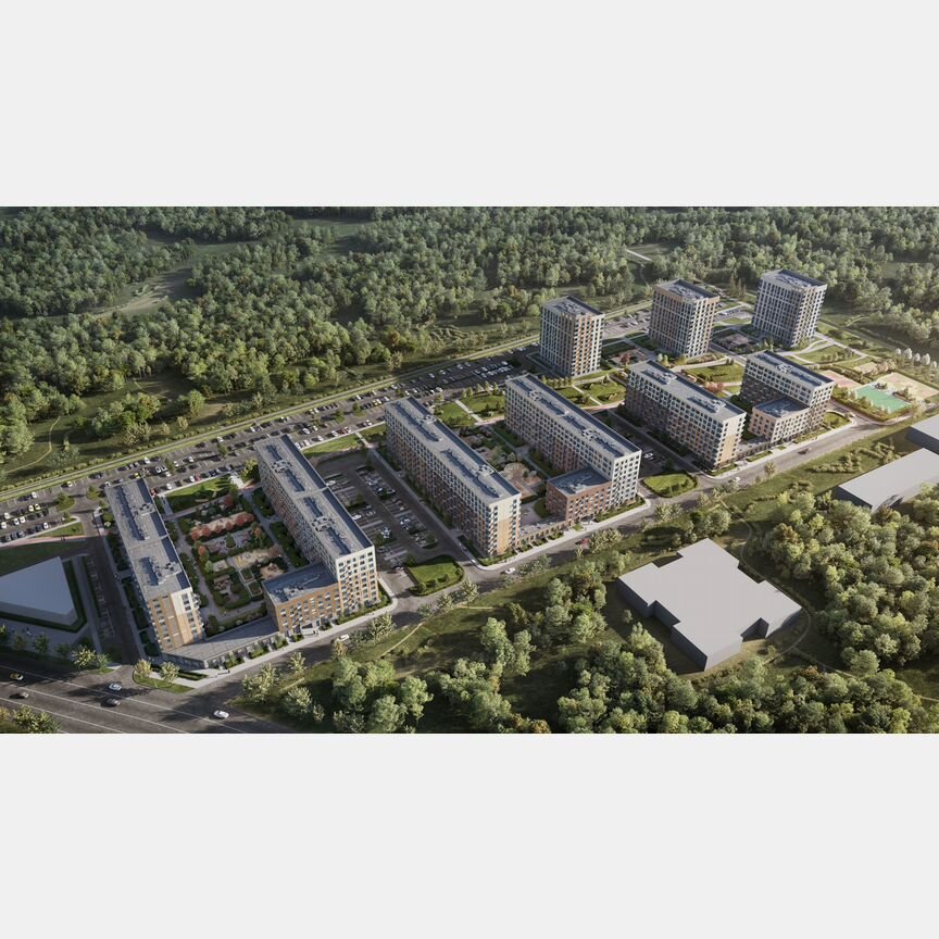 1-к. квартира, 34,6 м², 1/9 эт.