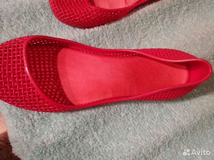 Резиновые балетки 38 размер