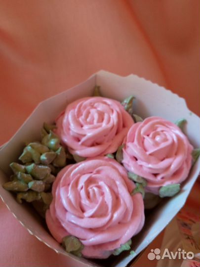 Сладкие букеты и композиции из зефира