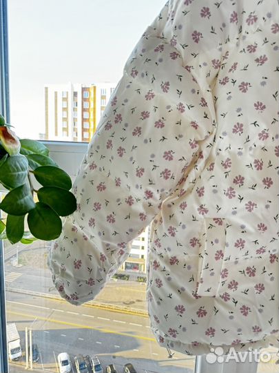 Куртка в цветочек