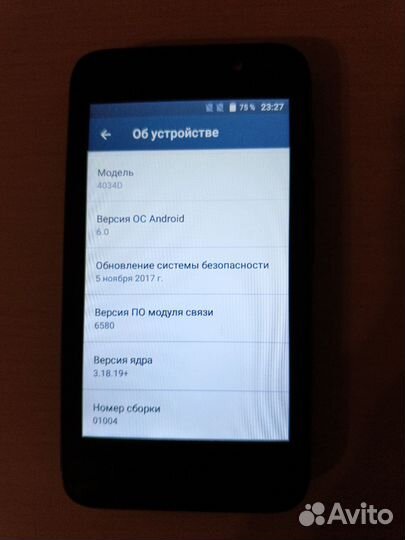 Alcatel Pixi 4 4034D, 4 ГБ