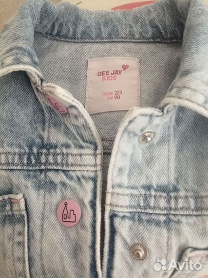 Джинсовка куртка для девочки