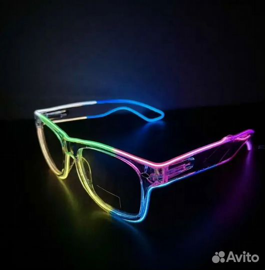 Мигающие светодиодные очки для вечеринок