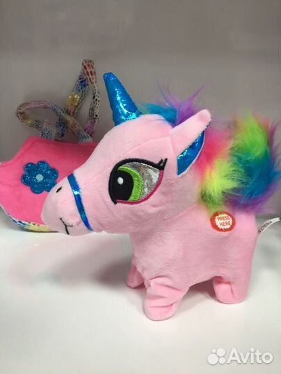 Единорог интерактивный в сумочке