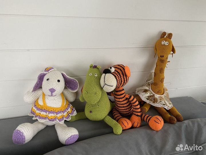 Дракон. Большие вязаные крючком игрушки