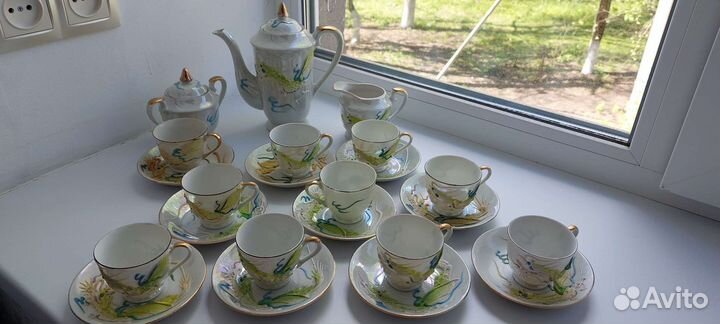 Сервиз кофейный Япония дракон