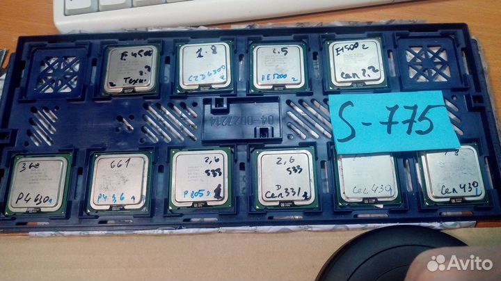 Процессоры intel S 775, AMD S AM2, 939