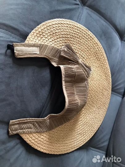 Шляпа женская соломенная