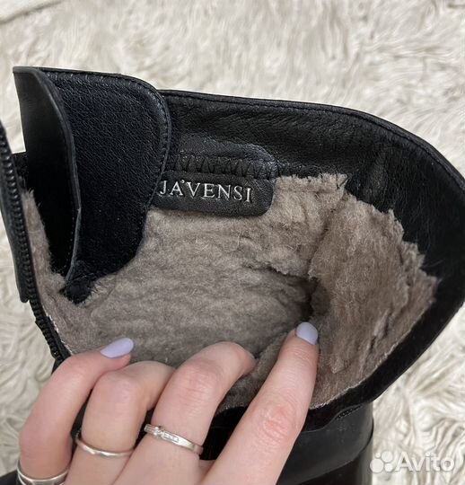 Ботильоны женские кожаные 37