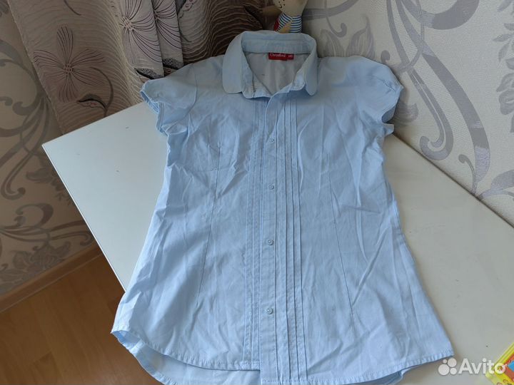 Блузки школьные для девочки, 146-152