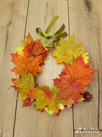 Веночек на голову для праздника осени