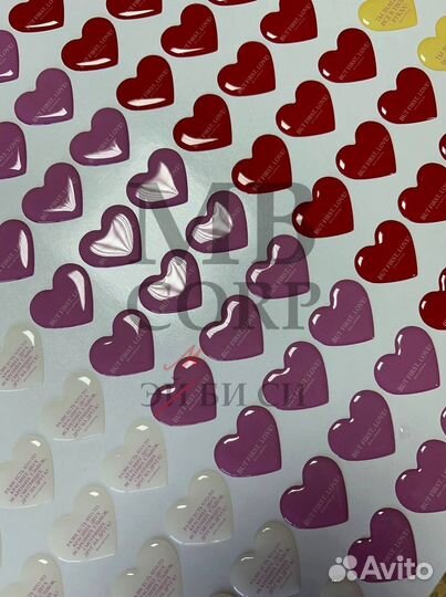 3D стикеры с вашим дизайном оптом