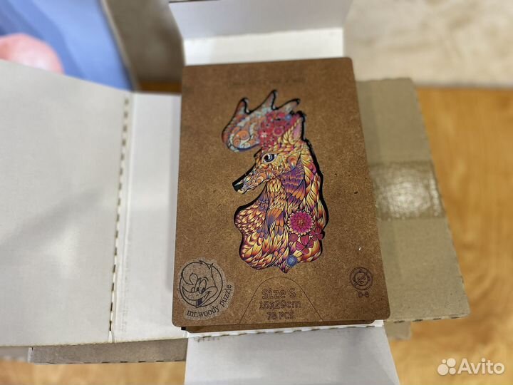 Деревянные пазлы новые