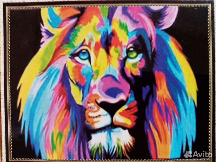 Алмазная мозаика но номерам 40 х50