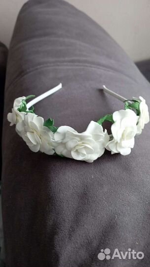 Ободок для волос ручной работы