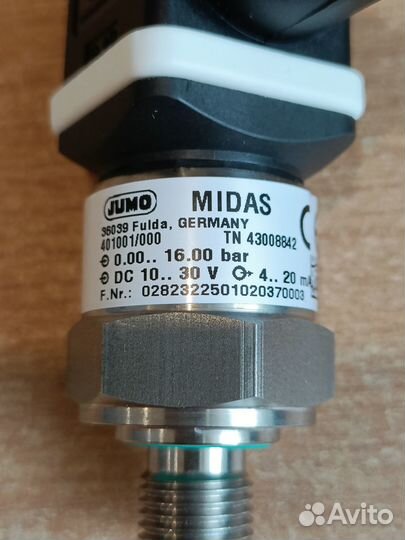Датчик давления jumo Midas тип 401001