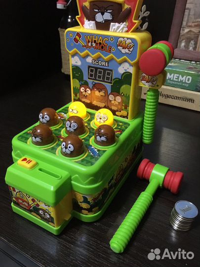 Игра для детей «Поймай крота»