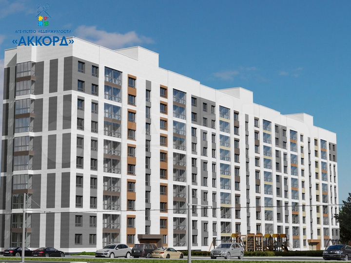 2-к. квартира, 44,7 м², 10/10 эт.