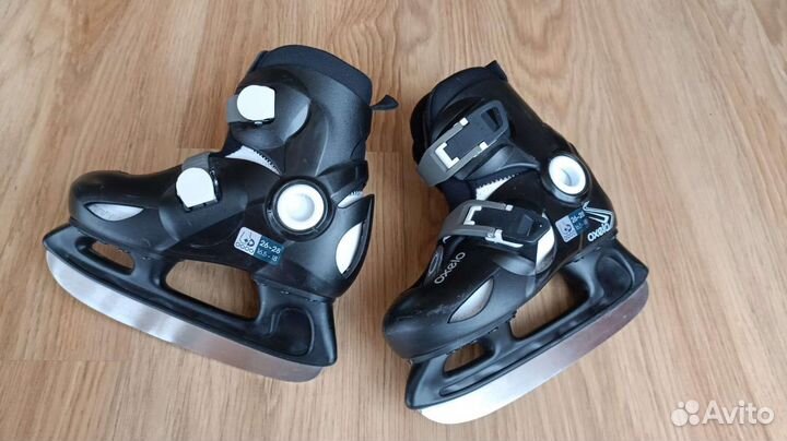 Коньки ледовые раздвижные детские 26-28 размер