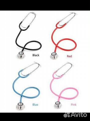 Стетоскоп с часами (фонендоскоп, фонарик, часы)