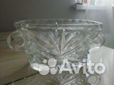 Хрустальный салатник Ладья