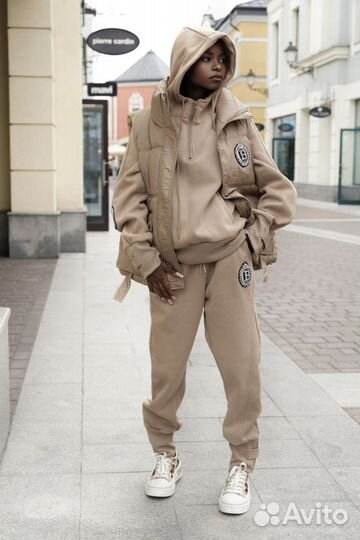 Костюм тройка на флисе Balmain