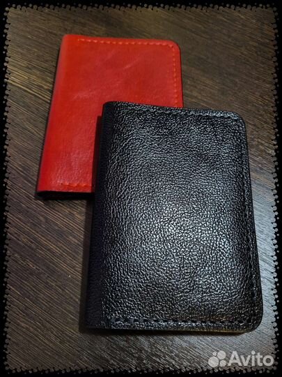 Обложка для автодокументов натуральная кожа