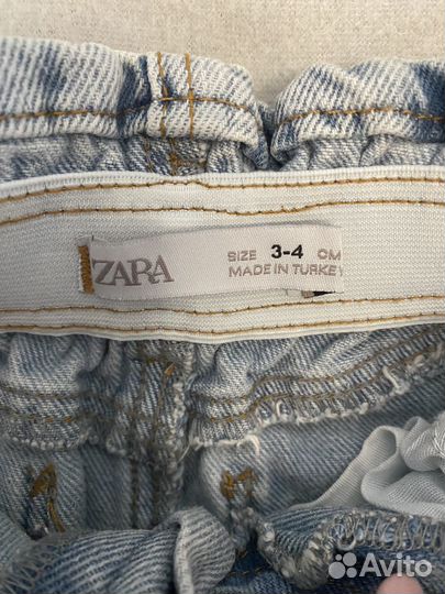 Юбка джинсовая zara 104