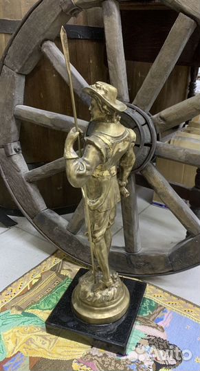 Статуэтка Дон Кихот. Бронза 59 см