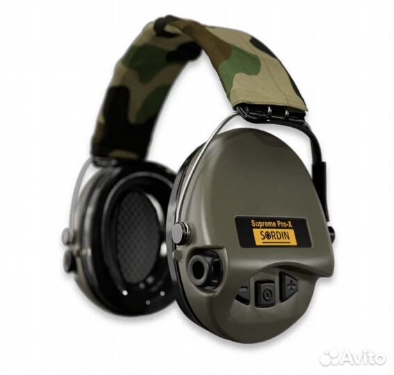 Наушники Sordin Supreme Pro-X, Hear2, Camo band