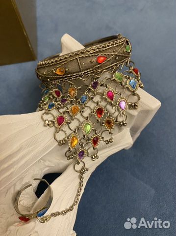 Браслет серебро индия