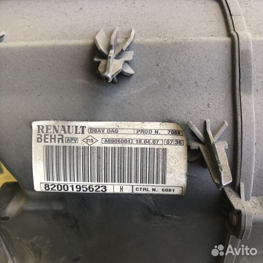 Корпус печки Renault Master