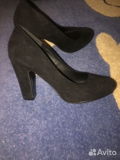 Туфли замшевые