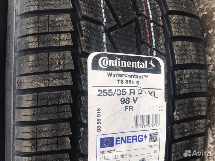 Continental WinterContact TS 860 S 255/35 R21 и 285/30 R21