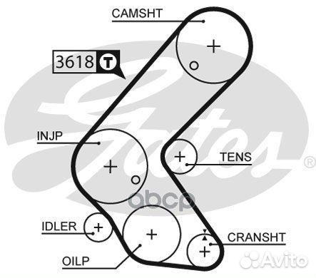 Комплект ремня грм 7883-11271 K015563XS Gates