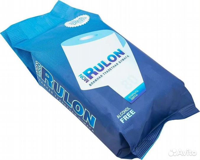 Влажная туалетная бумага MON rulon 80 шт