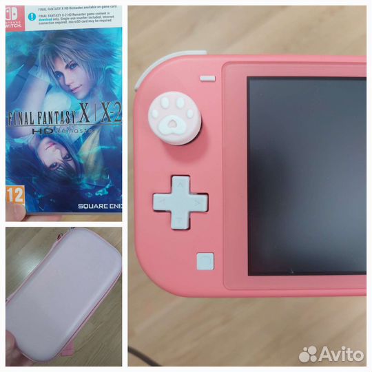 Nintendo switch lite + игра Final Fantasy X X-2