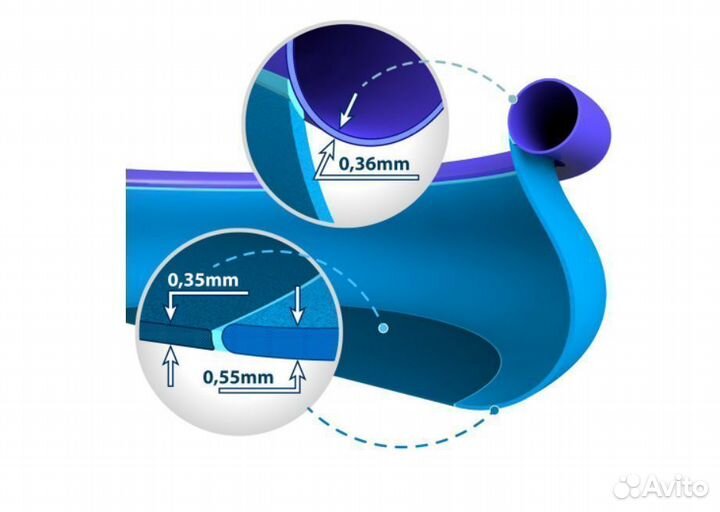 Надувной бассейн 305 х 76 см, 3853 литров