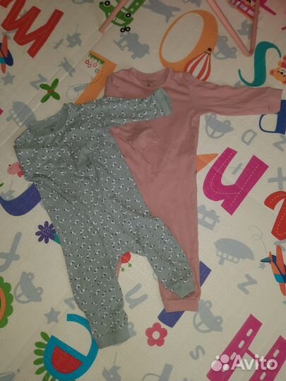 Пакет вещей на девочку 80-86 размер