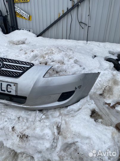 Бампер передний kia ceed ed заглушки птф