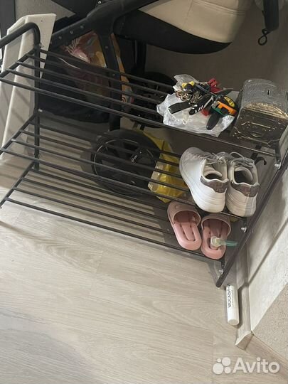 Банкетка обувница бу + 2 вешалки настенные