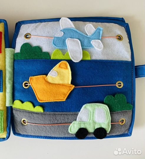 Книжка из фетра для мальчиков