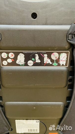 Автокресло Capella 15-36кг