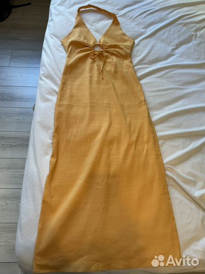 Платье льняное Zara