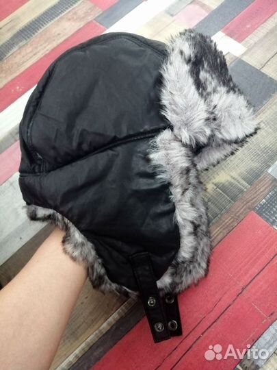 Новая шапка ушанка мужская