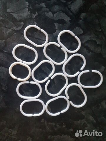 Кольца для шторы в ванную